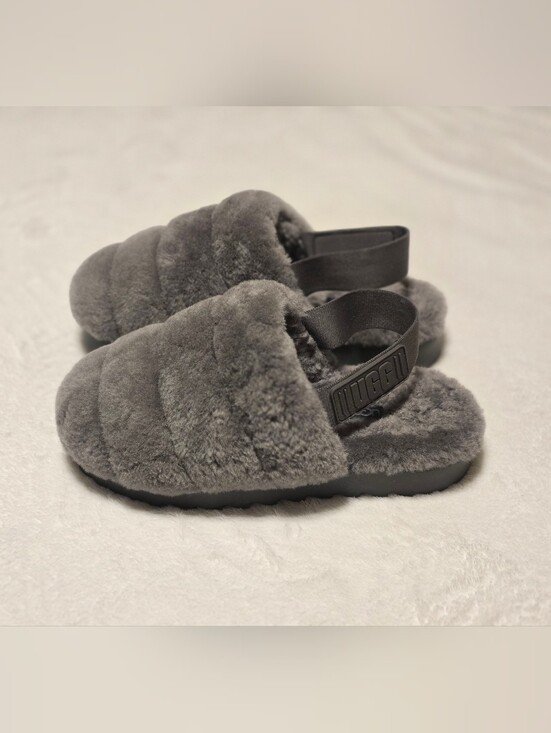 UGG Shoes - UGG Women's Super Fluff Slipper - Charcoal